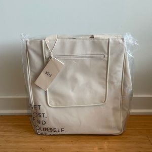 NWT - BEIS North to South Tote in beige